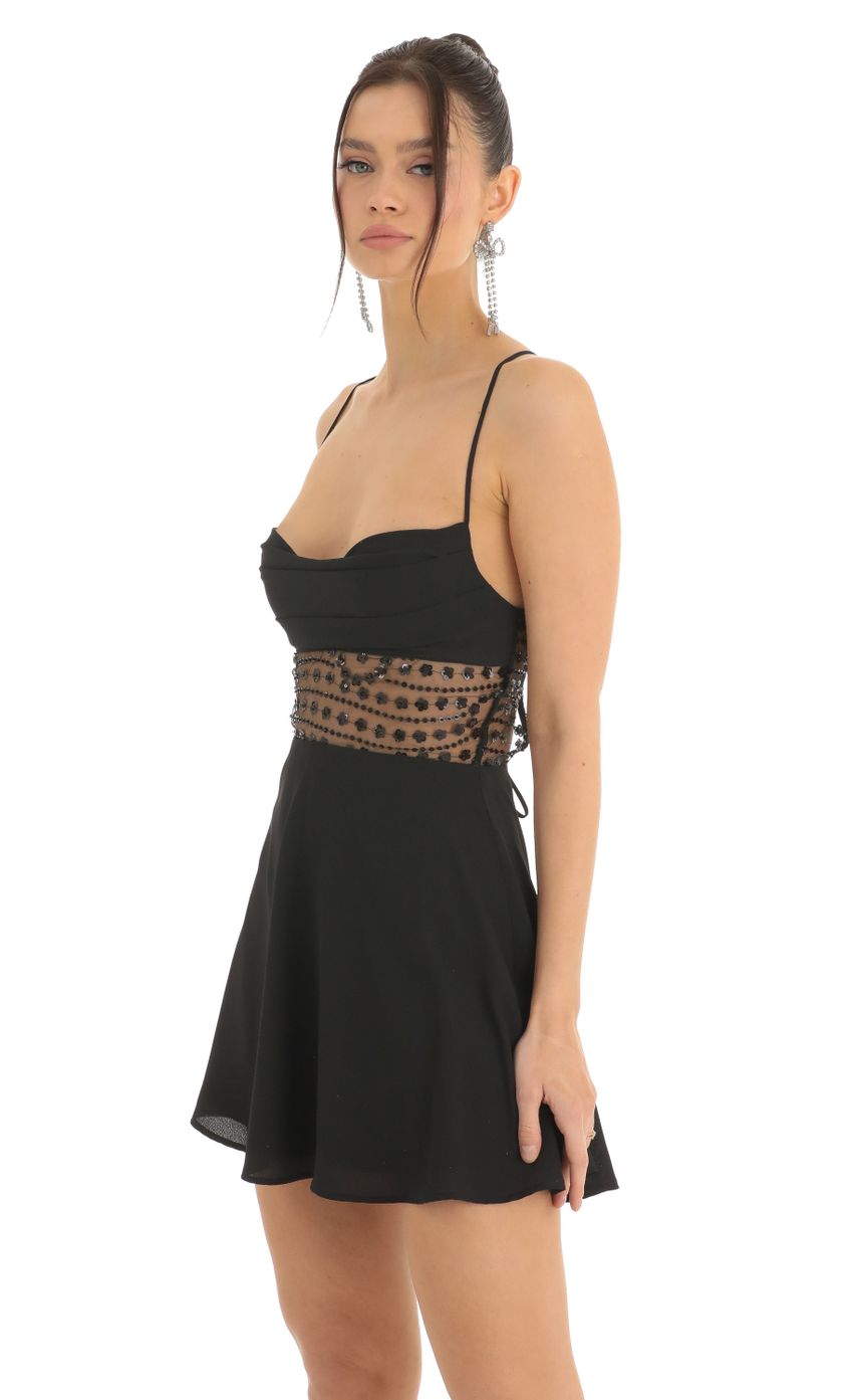 Picture Bradshaw Crepe Cutout Sequin Dress in Black. Source: https://media-img.lucyinthesky.com/data/Dec22/850xAUTO/cbd61fa2-c092-4cf7-b58f-fb708ab9bdc3.jpg