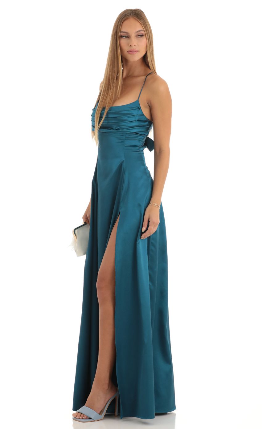 Picture Pleated Maxi Dress in Teal. Source: https://media-img.lucyinthesky.com/data/Dec22/850xAUTO/f8972263-dae1-4c9b-a0c8-79f2a77991d8.jpg