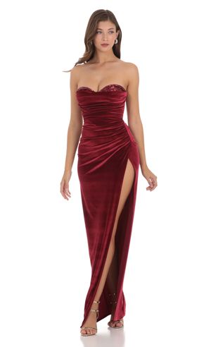 Search Results For Red Velvet Maxi Dresses
