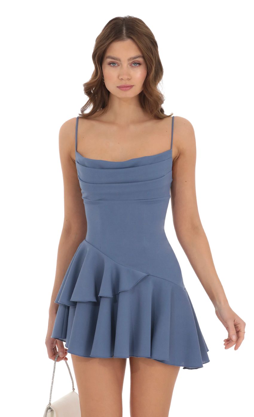 Picture Asymmetrical Cowl Neck Dress in Blue. Source: https://media-img.lucyinthesky.com/data/Dec23/850xAUTO/07aa5f05-65a3-4f3f-b182-e364ee0f3eea.jpg