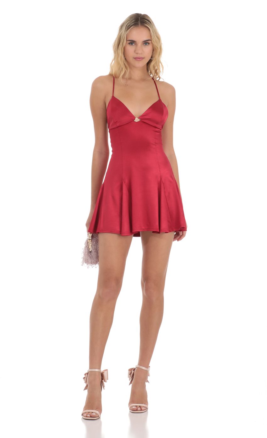 Picture Satin A-line Dress in Red. Source: https://media-img.lucyinthesky.com/data/Dec23/850xAUTO/254b8dff-162d-4cbb-9b64-cb0b62eeadc9.jpg