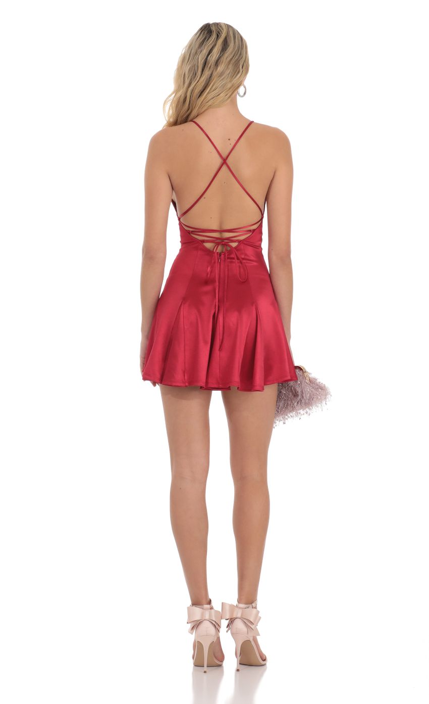 Picture Satin A-line Dress in Red. Source: https://media-img.lucyinthesky.com/data/Dec23/850xAUTO/cf5913d7-bc34-4518-8a26-7871ae6c5545.jpg