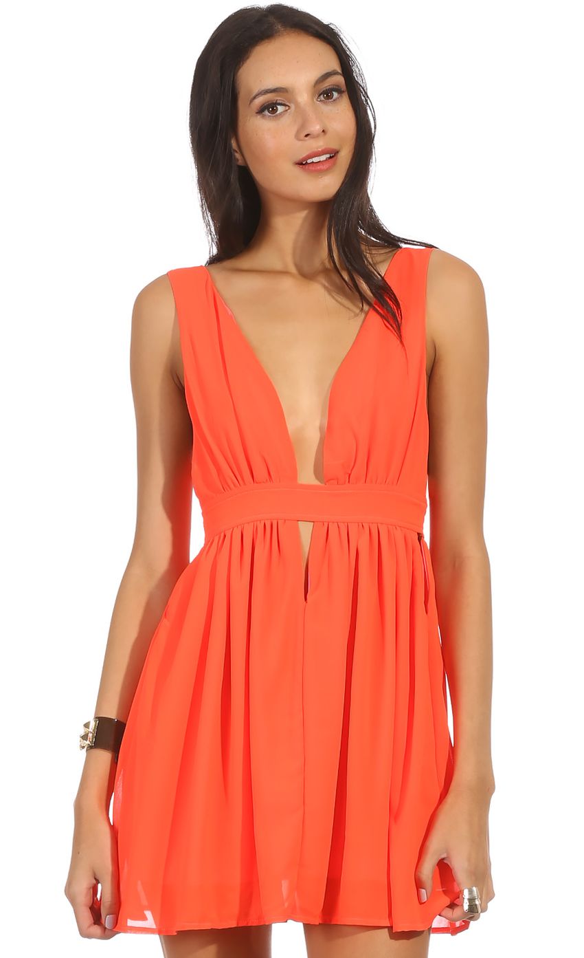 ONE SWEET DESIRE DRESS IN ORANGE | LUCY IN THE SKY