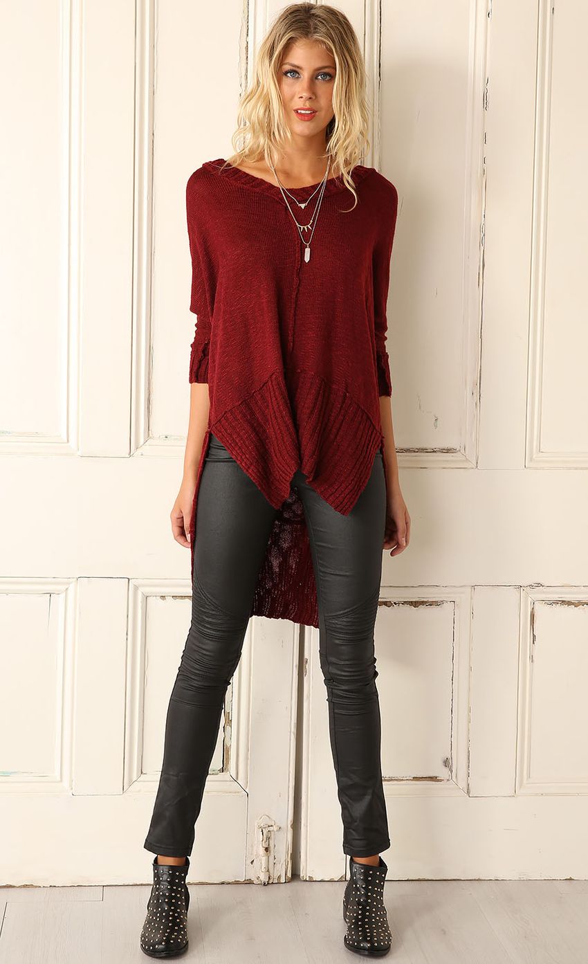 Picture Oversized Burgundy Knit Jumper. Source: https://media-img.lucyinthesky.com/data/Feb15_2/850xAUTO/0Y5A0686.JPG
