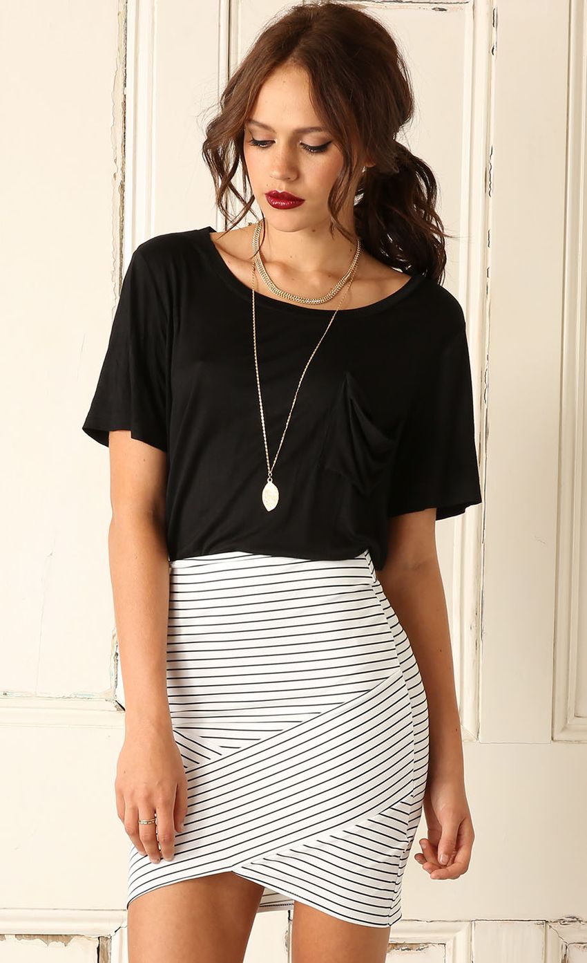 Picture Bodycon Striped Mini Skirt. Source: https://media-img.lucyinthesky.com/data/Feb15_2/850xAUTO/0Y5A6088.JPG