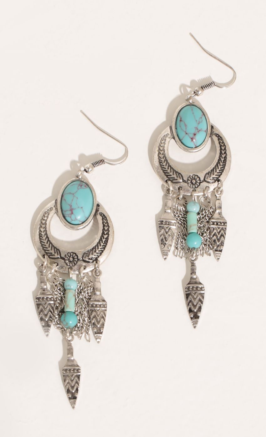 Picture Etched Tribal Stone Dangle Earrings In Silver. Source: https://media-img.lucyinthesky.com/data/Feb16_1/850xAUTO/0Y5A3636.JPG