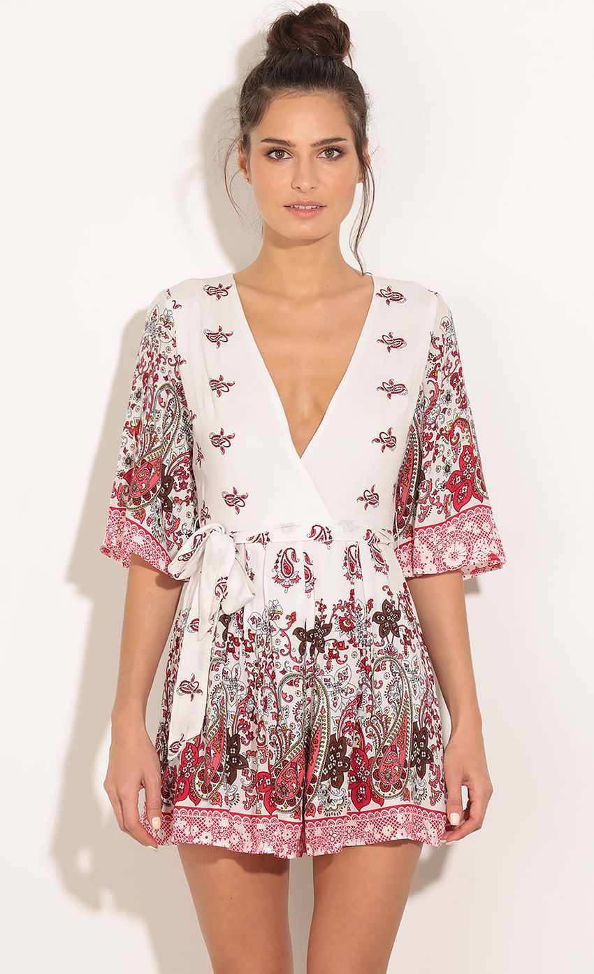 Picture Bohemian Inspired Wrap Romper In White And Red. Source: https://media-img.lucyinthesky.com/data/Feb16_1/850xAUTO/0Y5A7890.JPG