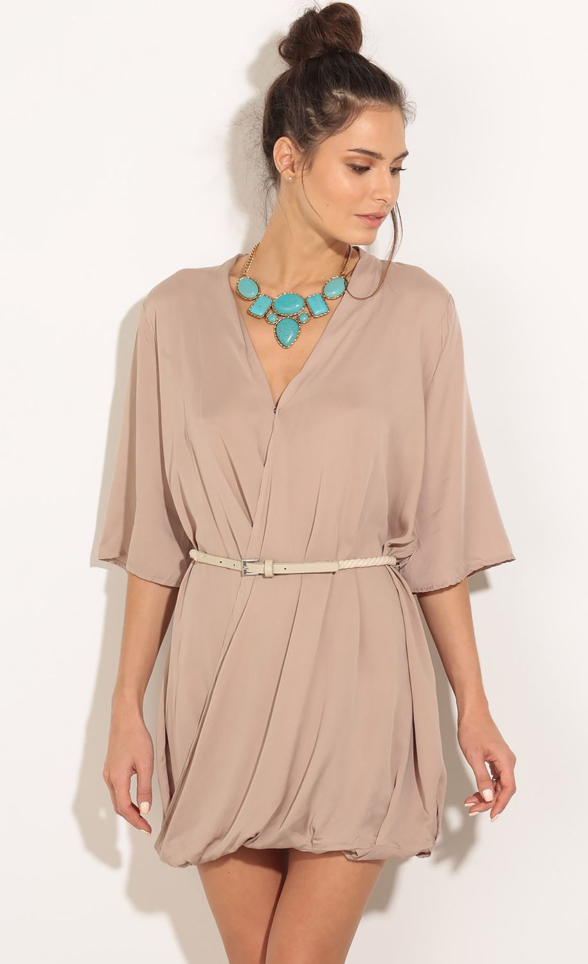 Picture Rope Belted Wrap Day Dress In Beige. Source: https://media-img.lucyinthesky.com/data/Feb16_1/850xAUTO/0Y5A7984.JPG
