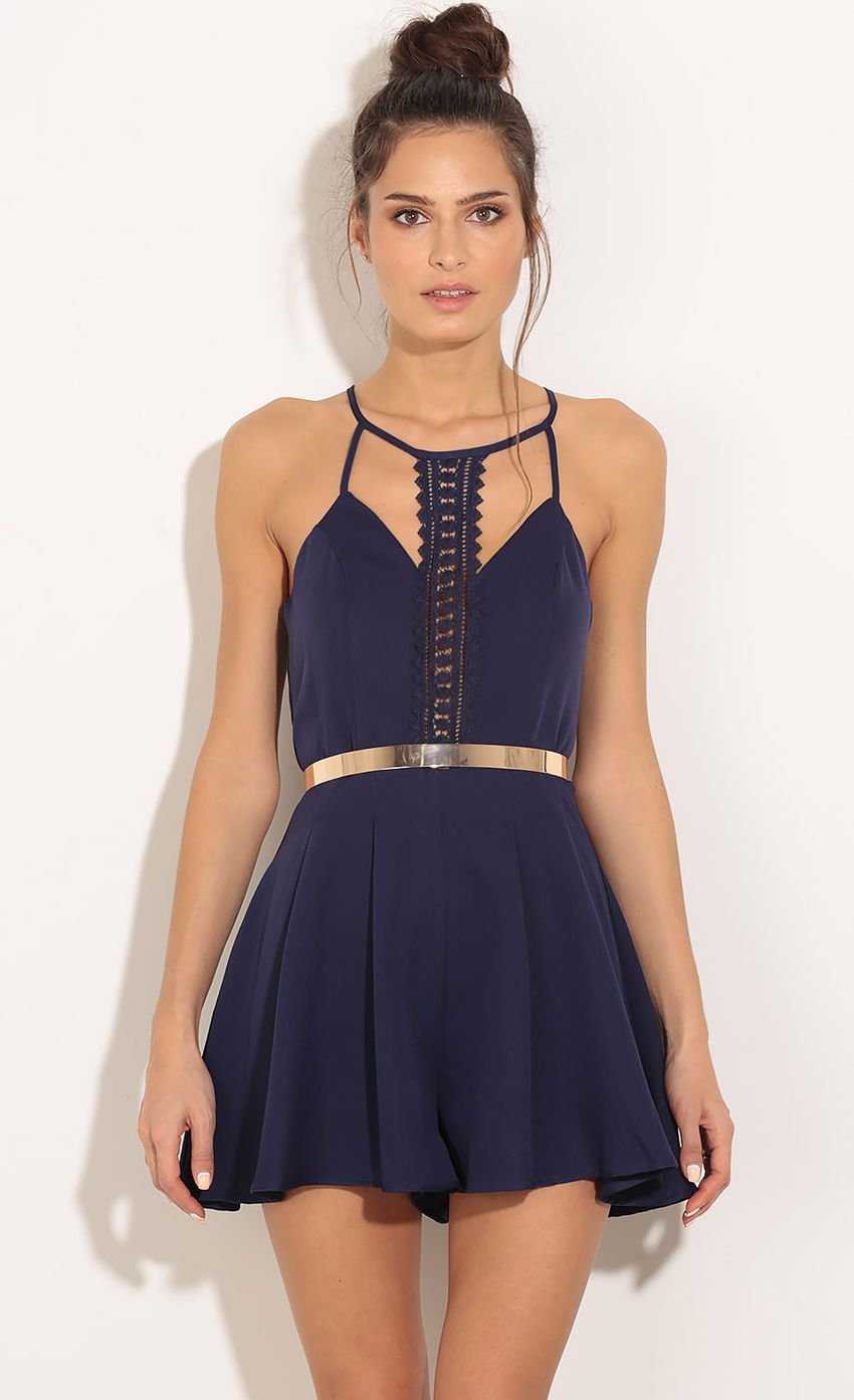 Picture Crochet Racerback Romper In Navy. Source: https://media-img.lucyinthesky.com/data/Feb16_1/850xAUTO/0Y5A8032.JPG