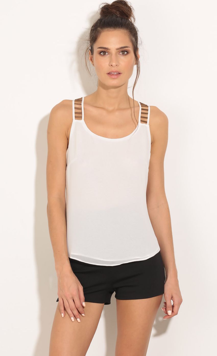 Picture Strappy Detail Top In White. Source: https://media-img.lucyinthesky.com/data/Feb16_1/850xAUTO/0Y5A9231.JPG