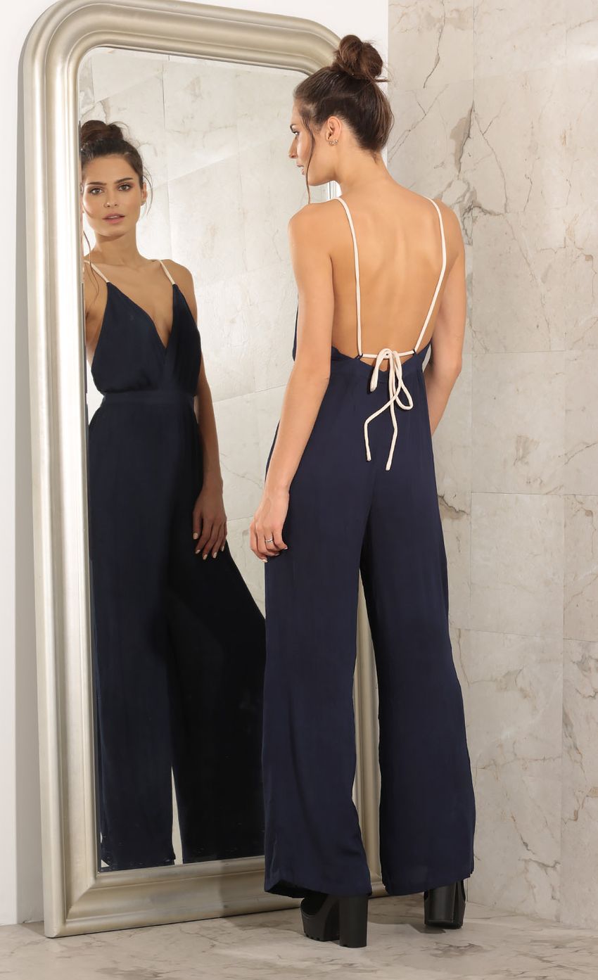 Picture Tie-Up Jumpsuit In Navy. Source: https://media-img.lucyinthesky.com/data/Feb16_1/850xAUTO/0Y5A9812.JPG