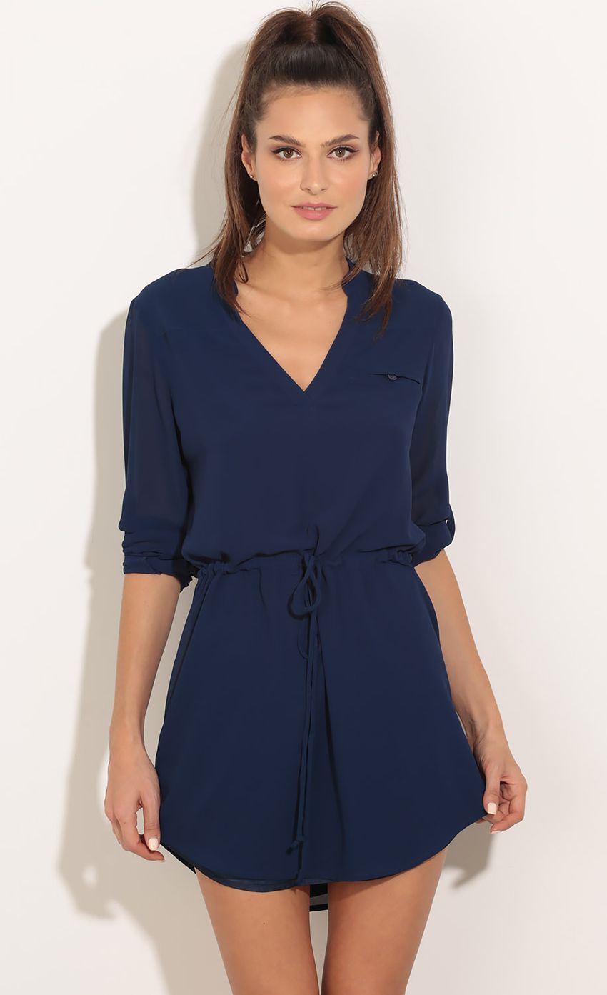 Picture Collared Shirt Day Dress In Navy. Source: https://media-img.lucyinthesky.com/data/Feb16_2/850xAUTO/0Y5A18251.JPG