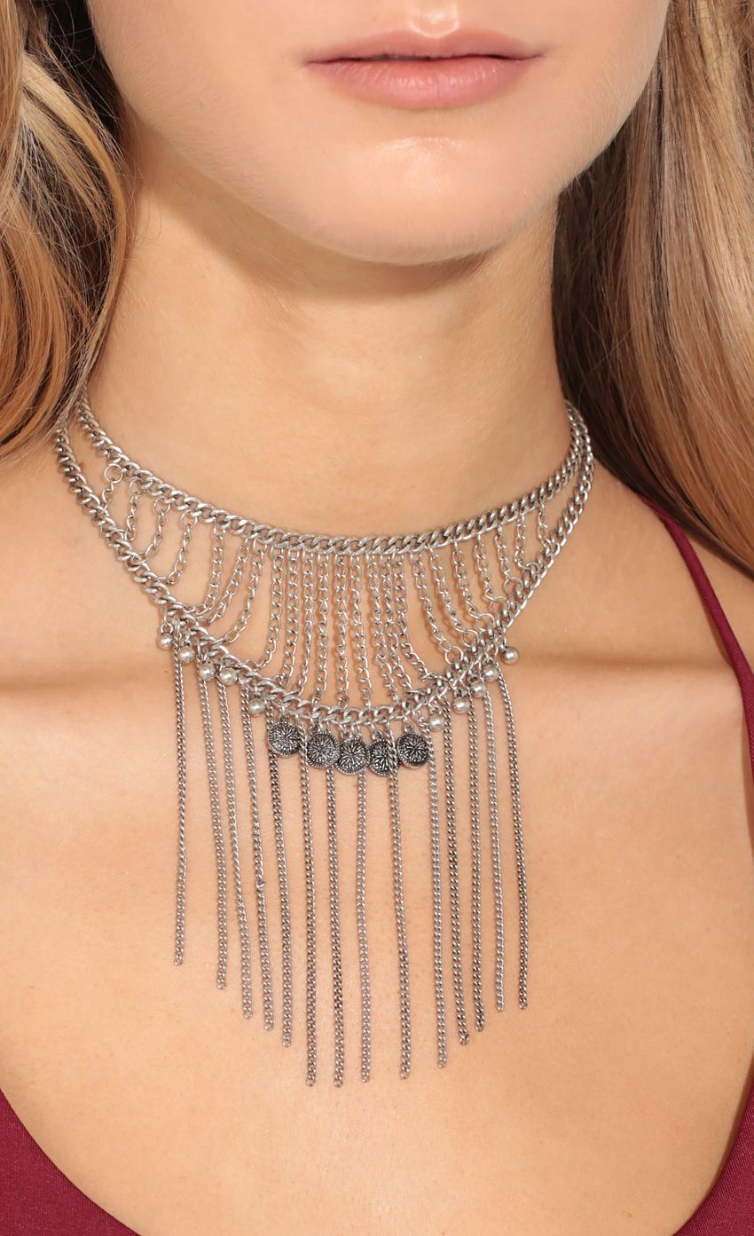 Picture Embellished Braided Chain Statement Necklace. Source: https://media-img.lucyinthesky.com/data/Feb17_1/850xAUTO/0Y5A8053.JPG