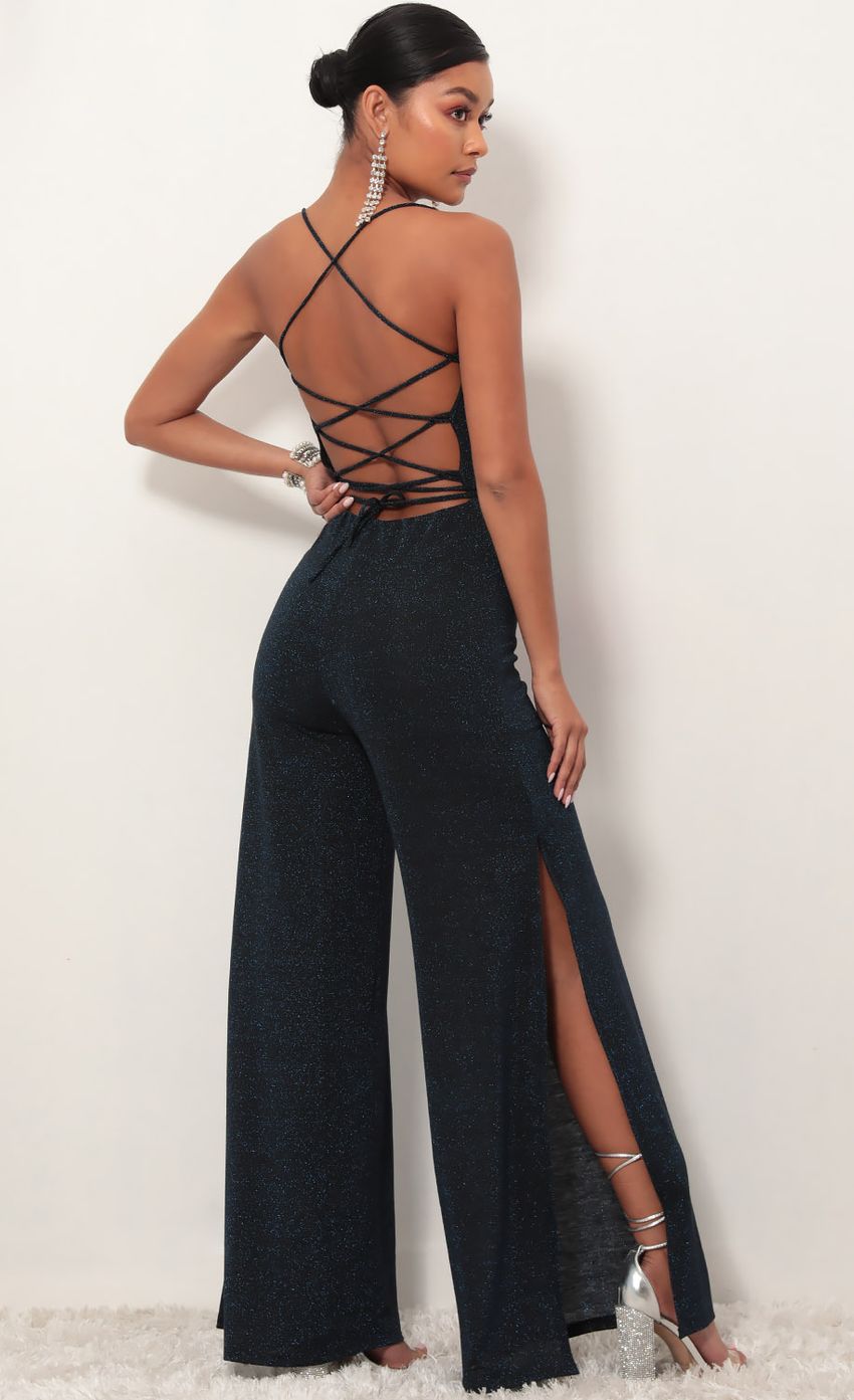 Picture Eliana Cowl Neck Jumpsuit in Sparkling Blue. Source: https://media-img.lucyinthesky.com/data/Feb19_1/850xAUTO/781A6074.JPG