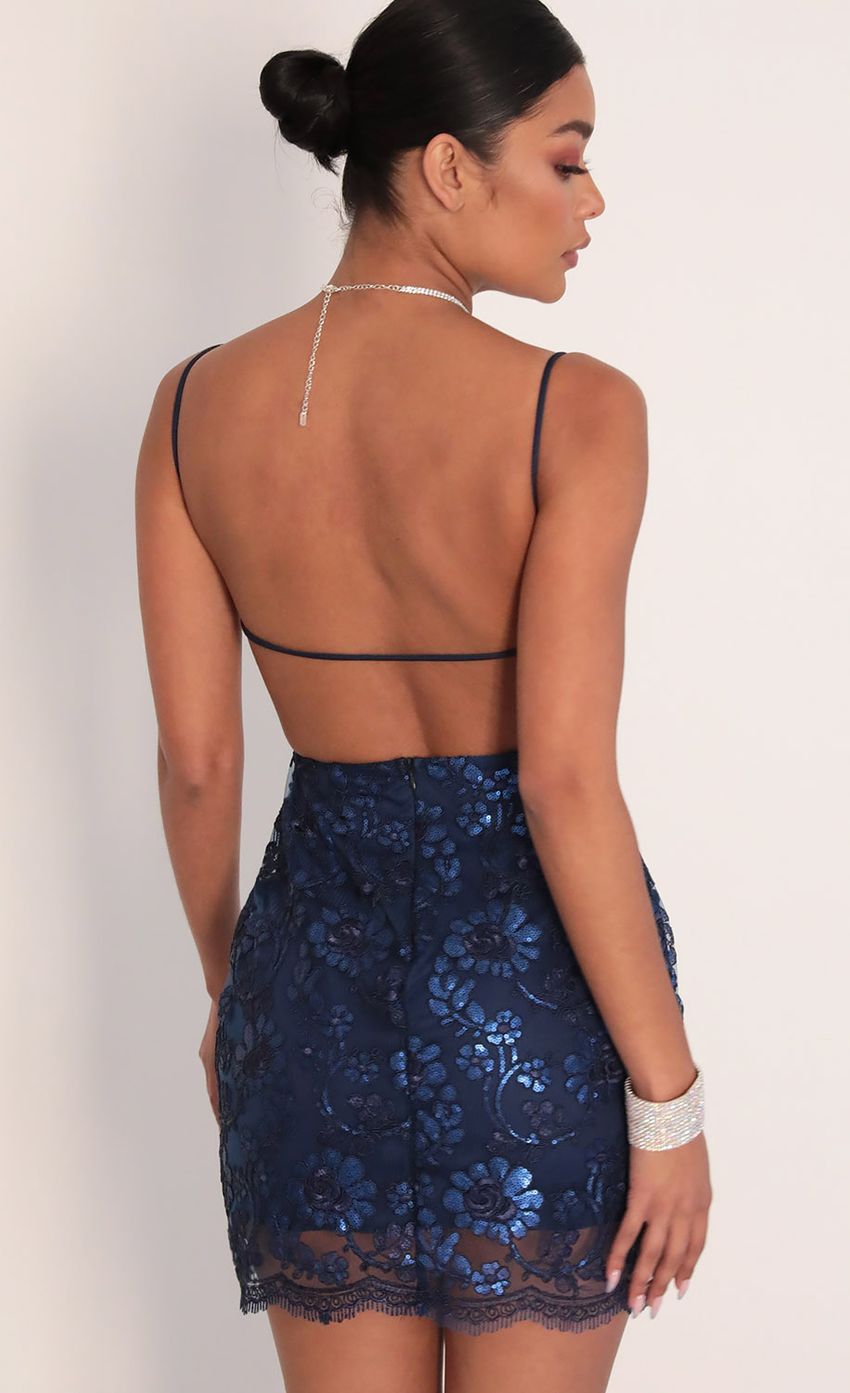 Picture Floral Sequin Dress in Navy Blue. Source: https://media-img.lucyinthesky.com/data/Feb20_1/850xAUTO/781A2597.JPG