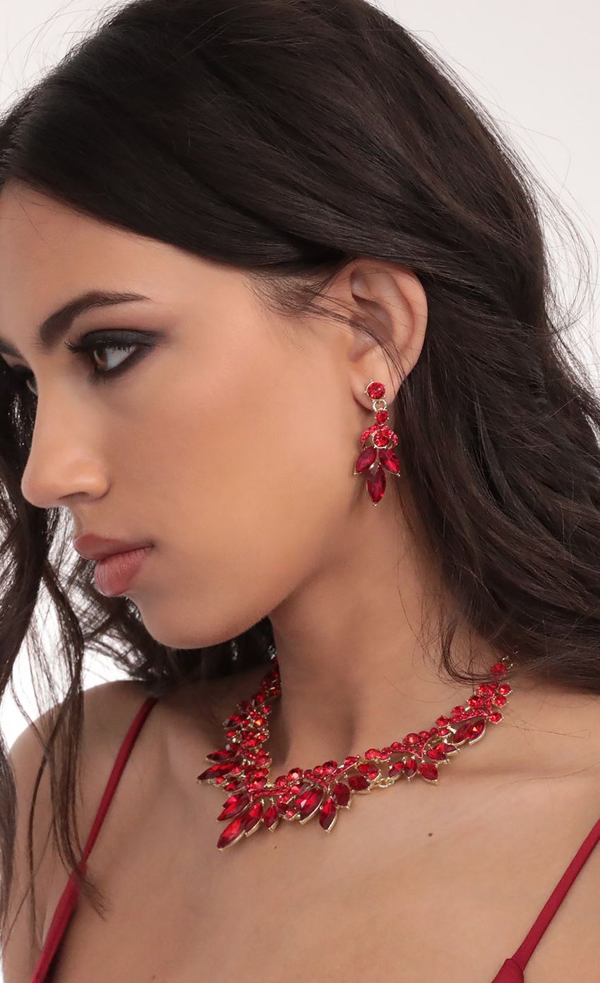 Picture Romantic Red Ruby Necklace &amp; Earrings Set. Source: https://media-img.lucyinthesky.com/data/Feb20_2/850xAUTO/781A7162.JPG