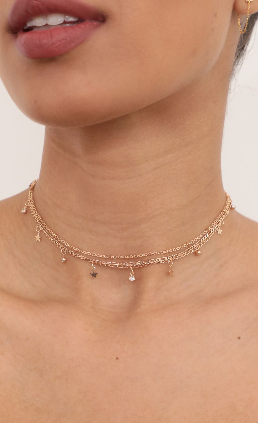 Picture Star and Rhinestones Drop Charm Choker. Source: https://media-img.lucyinthesky.com/data/Feb21_2/850xAUTO/AT2A2324_COPY.JPG