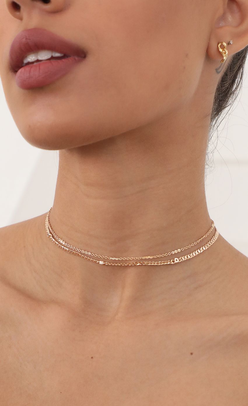 Picture Mini Cuban Link Rhinestone Choker Necklace. Source: https://media-img.lucyinthesky.com/data/Feb21_2/850xAUTO/AT2A2678_COPY.JPG