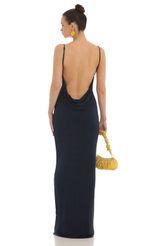 Picture Draped Back Maxi Dress in Navy. Source: https://media-img.lucyinthesky.com/data/Feb23/150xAUTO/151a3622-6aad-41d2-93ec-1c431d1ee33b.jpg