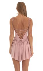 Picture Draped Corset Dress in Pink. Source: https://media-img.lucyinthesky.com/data/Feb23/150xAUTO/e7f7545a-fed1-468f-acb2-84012efe0c67.jpg
