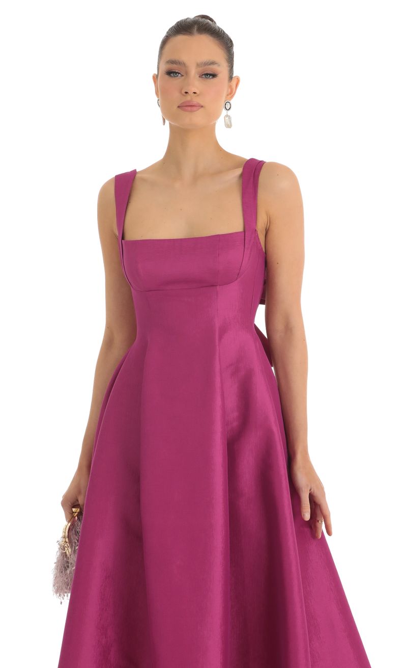 Women Black & Purple Tropical Printed V-Neck Sleeveless Zipper-Up Woven Fit  & Flare Maxi Dress - Berrylush