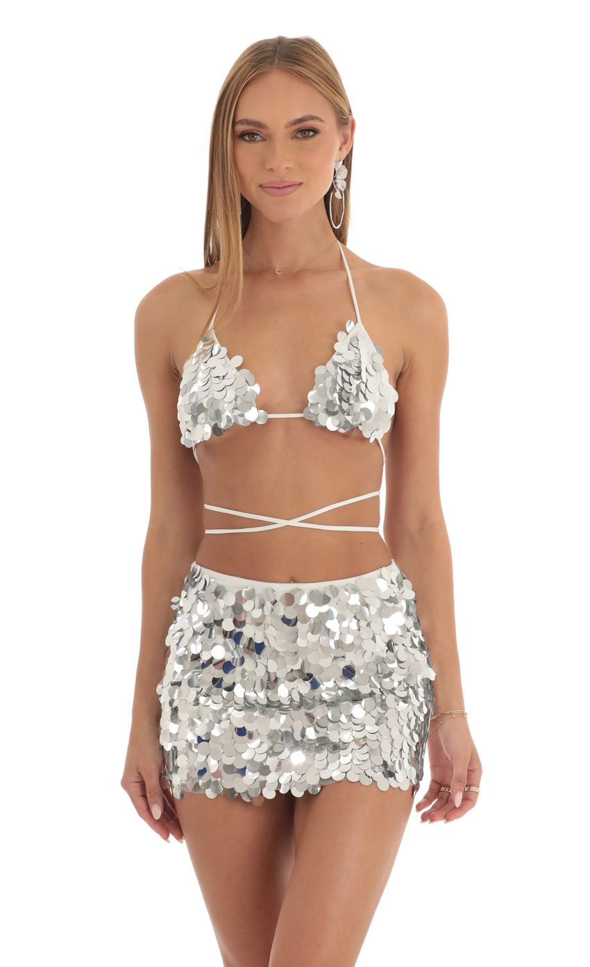 Picture Big Sequin Two Piece Skirt Set in Silver. Source: https://media-img.lucyinthesky.com/data/Feb23/850xAUTO/5fdb6696-d4a0-4271-a638-fdf90eb022fd.jpg