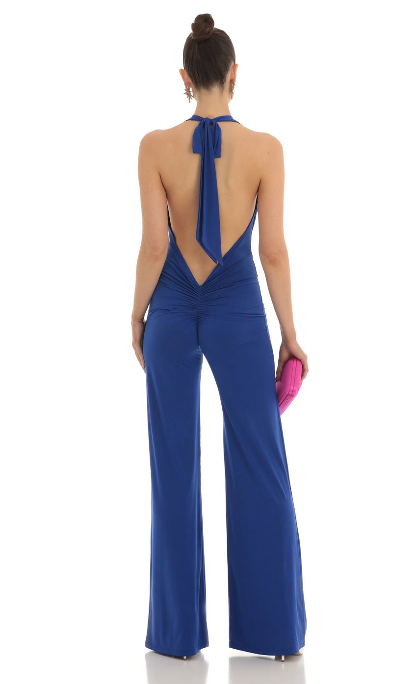 Picture Drape Open Back Jumpsuit in Royal Blue. Source: https://media-img.lucyinthesky.com/data/Feb23/850xAUTO/781226f3-f03f-4511-97ff-0c516b7854e3.jpg