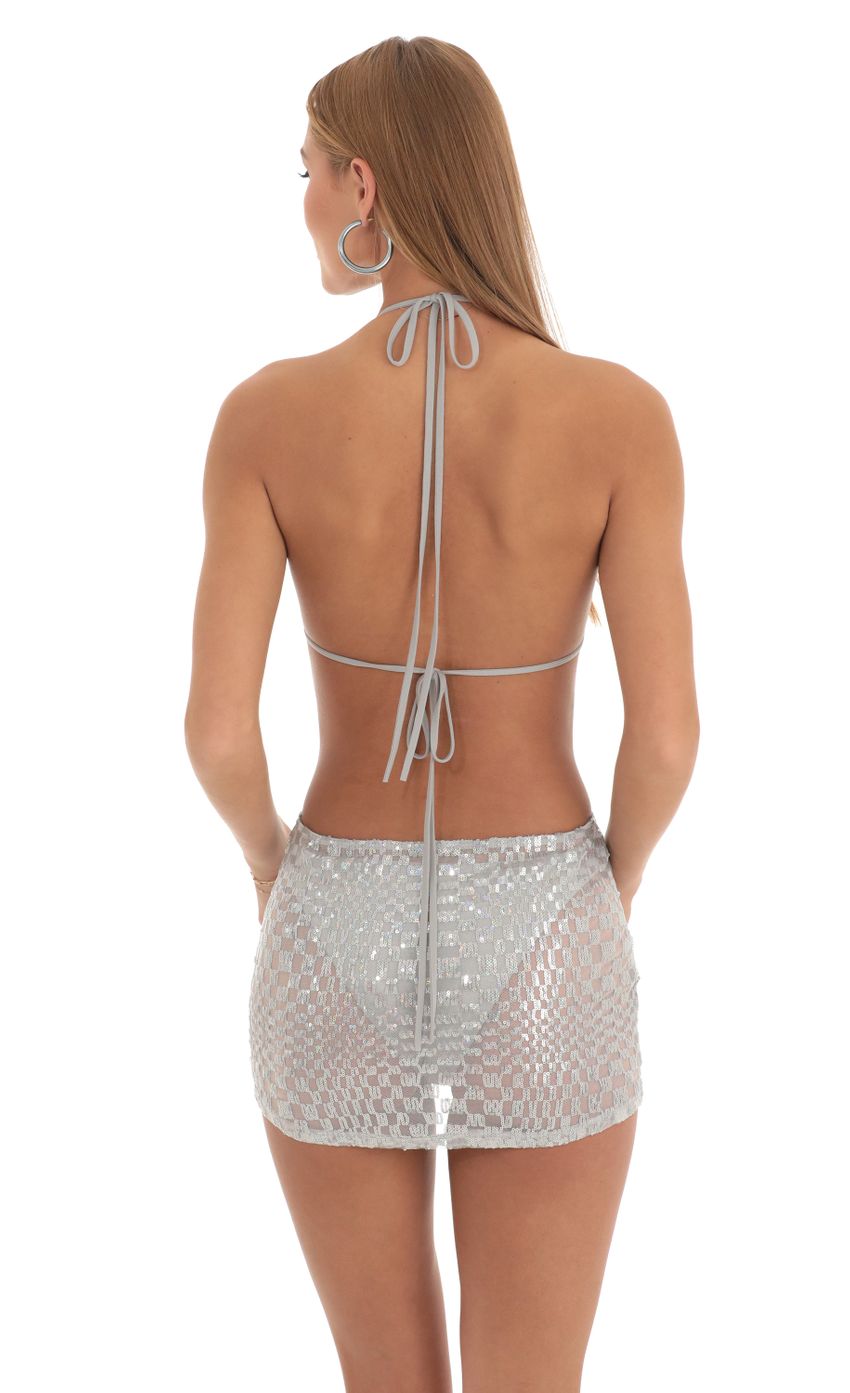 Picture Checkered Sequin Two Piece Set in Silver. Source: https://media-img.lucyinthesky.com/data/Feb23/850xAUTO/903603eb-f514-40b4-910b-7e35522553c1.jpg