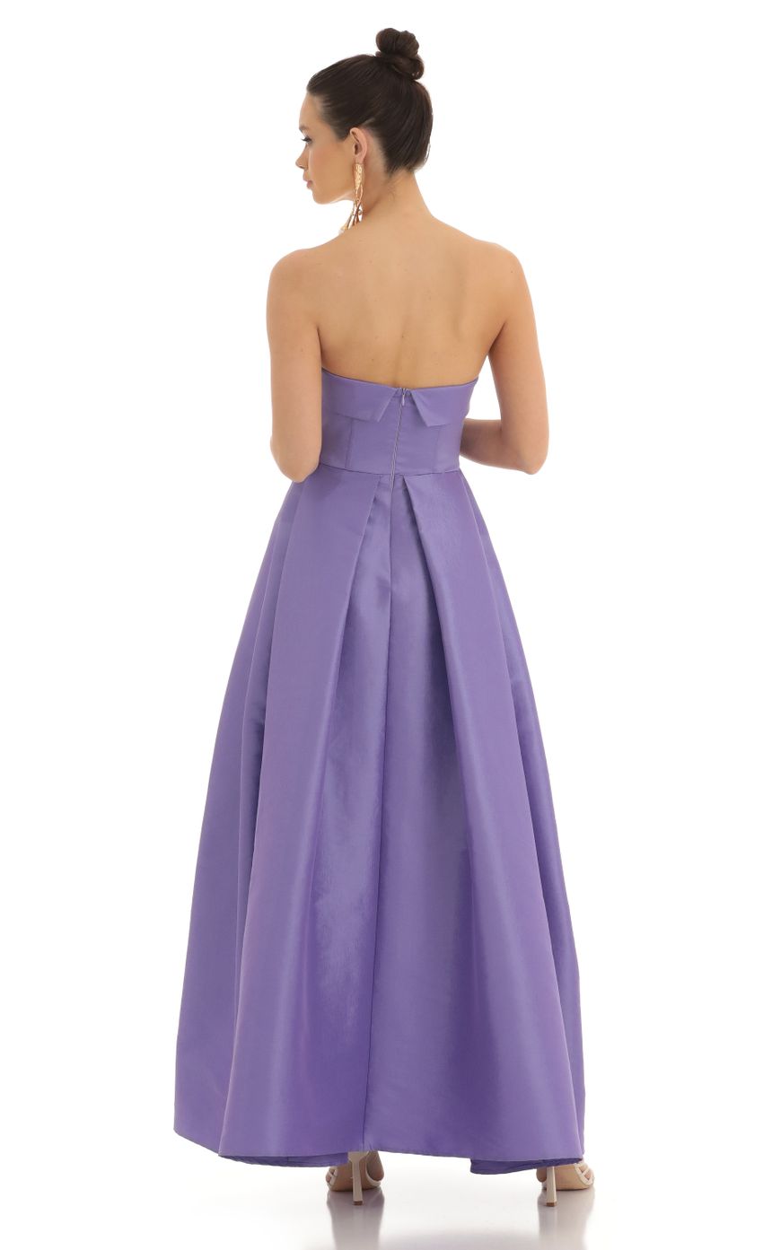Picture Strapless Corset Maxi Dress in Purple. Source: https://media-img.lucyinthesky.com/data/Feb23/850xAUTO/ef9a72ab-9a38-4d3f-a6b8-635c13cc5e1d.jpg