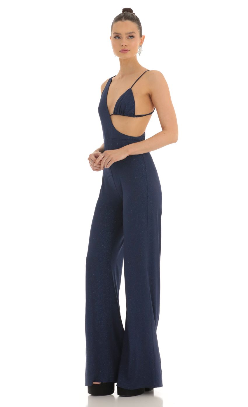 Picture Late To The Party Glitter Bikini Jumpsuit in Navy. Source: https://media-img.lucyinthesky.com/data/Feb23/850xAUTO/fefd0c37-f2ee-4431-a21d-61350dcaa2fa.jpg