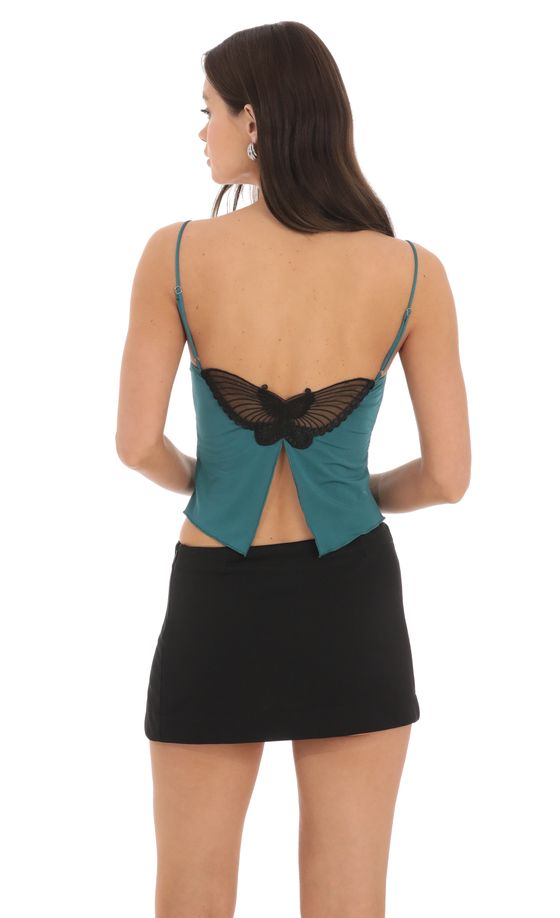 Butterfly Top in Teal