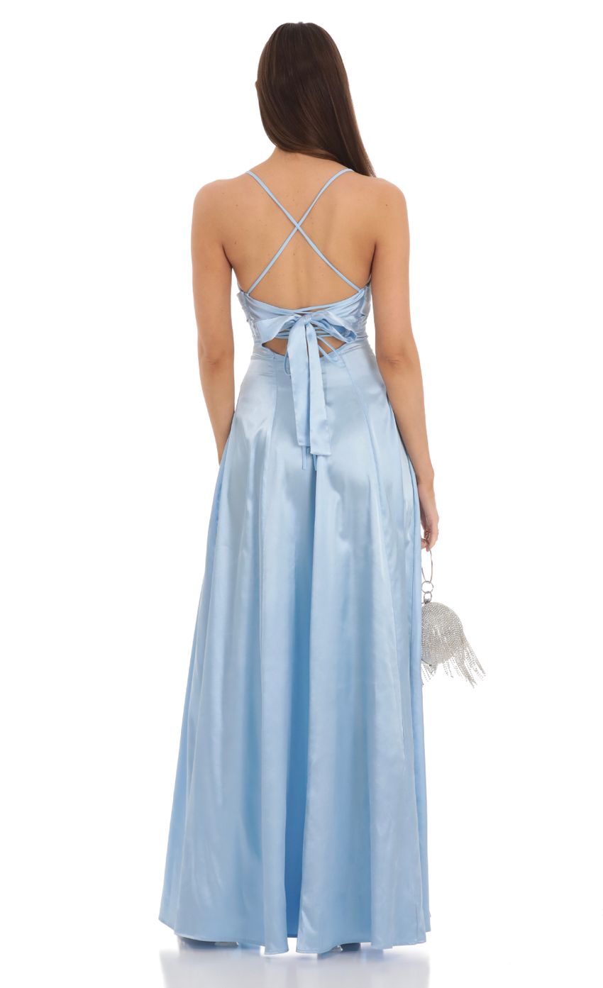 Picture Pleated Maxi Dress in Light Blue. Source: https://media-img.lucyinthesky.com/data/Feb24/850xAUTO/8d60d67f-1213-46bd-9183-c35a7be18906.jpg
