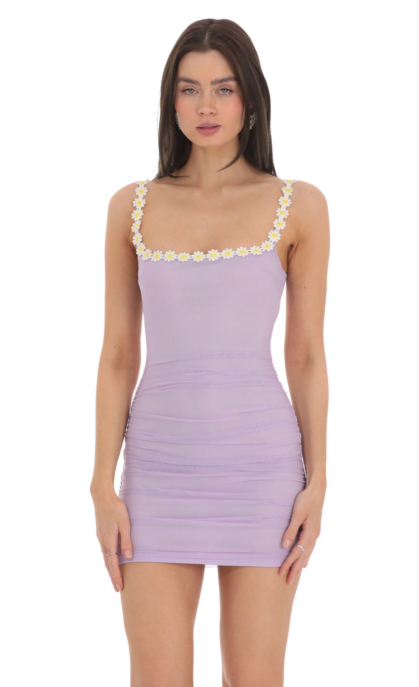 Picture Mesh Floral Strap Dress in Lavender. Source: https://media-img.lucyinthesky.com/data/Feb24/850xAUTO/ab887aaf-63dd-4ea6-8ea1-a2f46d3e0387.jpg