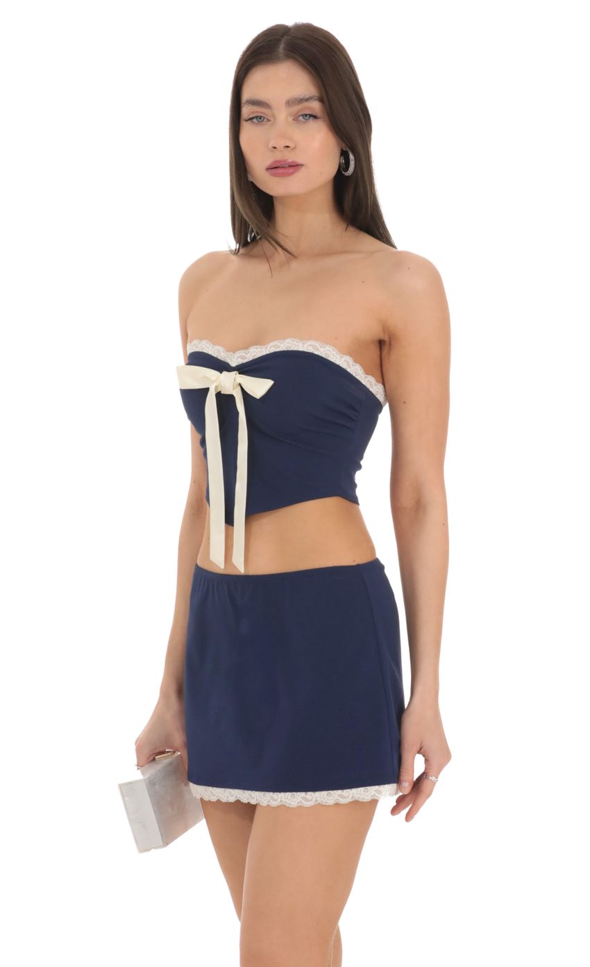 Picture Pointed Bow Two Piece Set in Navy. Source: https://media-img.lucyinthesky.com/data/Feb24/850xAUTO/ac703998-3296-4b25-8b5e-0a3ff21c65d0.jpg