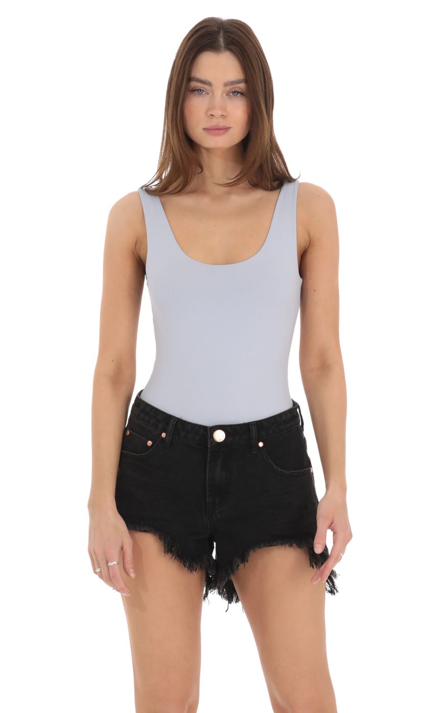 Picture Scoop Neck Bodysuit in Ice Blue. Source: https://media-img.lucyinthesky.com/data/Feb24/850xAUTO/b84e812a-db73-45ff-b8e8-4354b643beaf.jpg