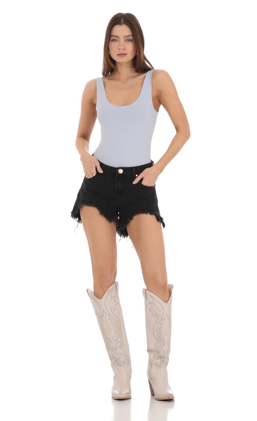 Picture Scoop Neck Bodysuit in Ice Blue. Source: https://media-img.lucyinthesky.com/data/Feb24/850xAUTO/c6a313f9-0f77-49a4-9a9c-4326feefc206.jpg