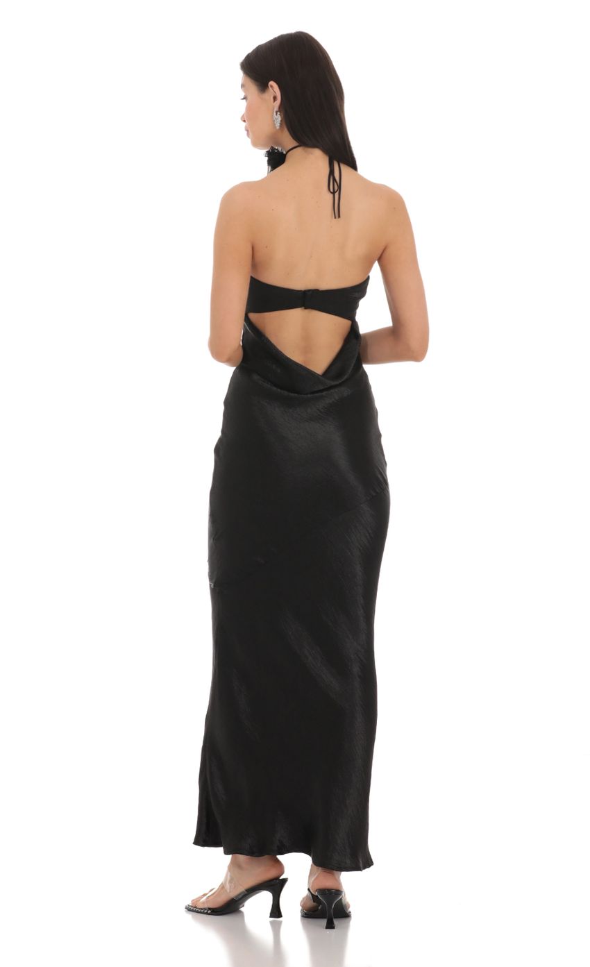 Picture Strapless Satin Maxi Dress in Black. Source: https://media-img.lucyinthesky.com/data/Feb24/850xAUTO/d00e1132-6594-4ec5-866e-81ef8f138353.jpg