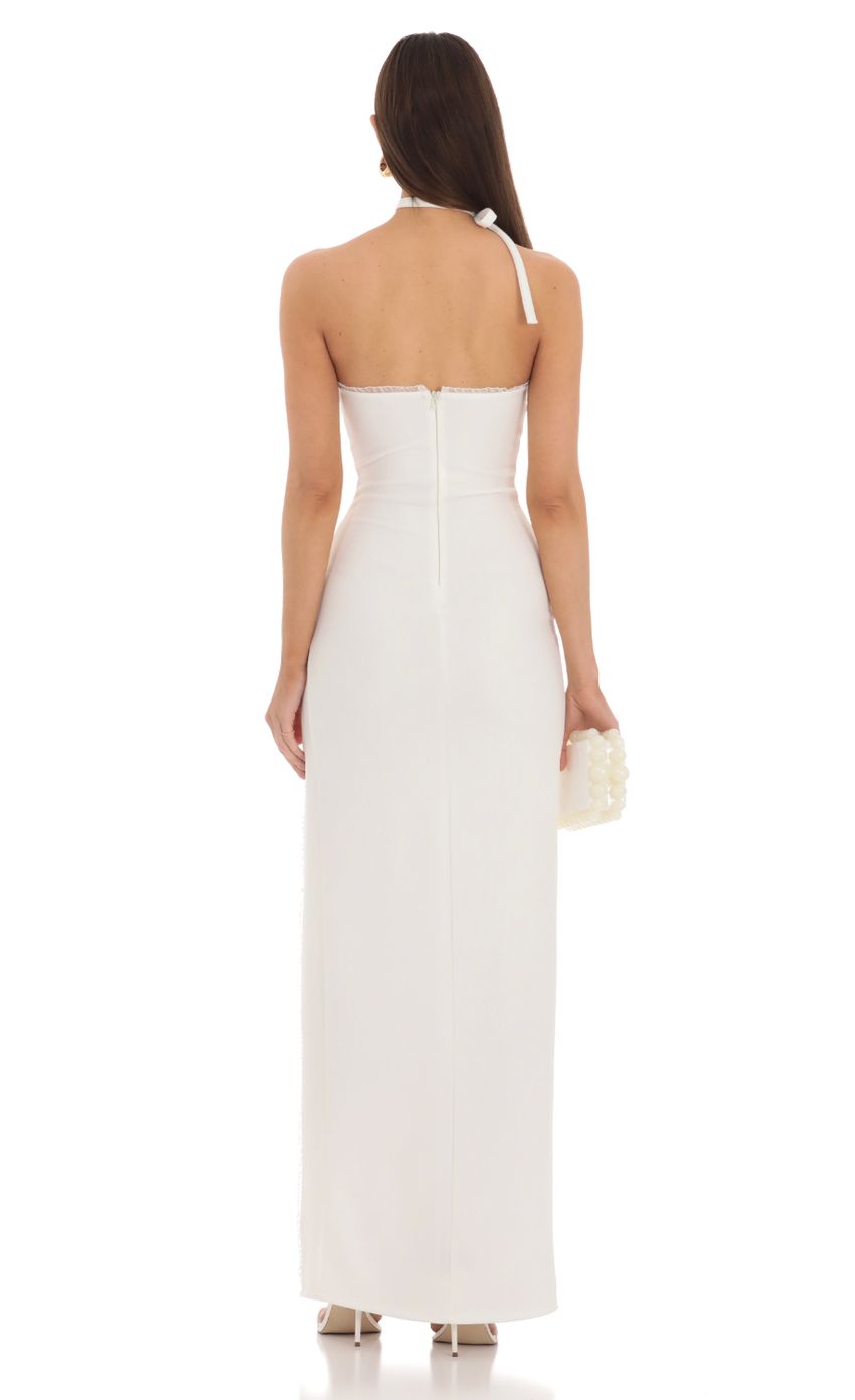 Picture Strapless Choker Maxi Dress in White. Source: https://media-img.lucyinthesky.com/data/Feb24/850xAUTO/d2823c13-e640-4258-8473-087b2c8ccae8.jpg
