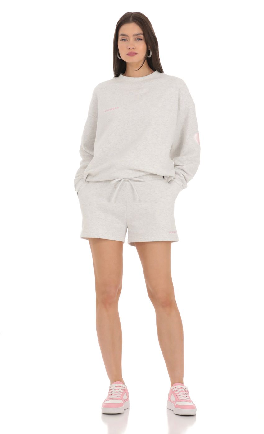 Picture Embroidered Lucy in the Sky Shorts in Grey. Source: https://media-img.lucyinthesky.com/data/Feb24/850xAUTO/d594f2bb-93a1-49ca-8b31-d488042dc906.jpg