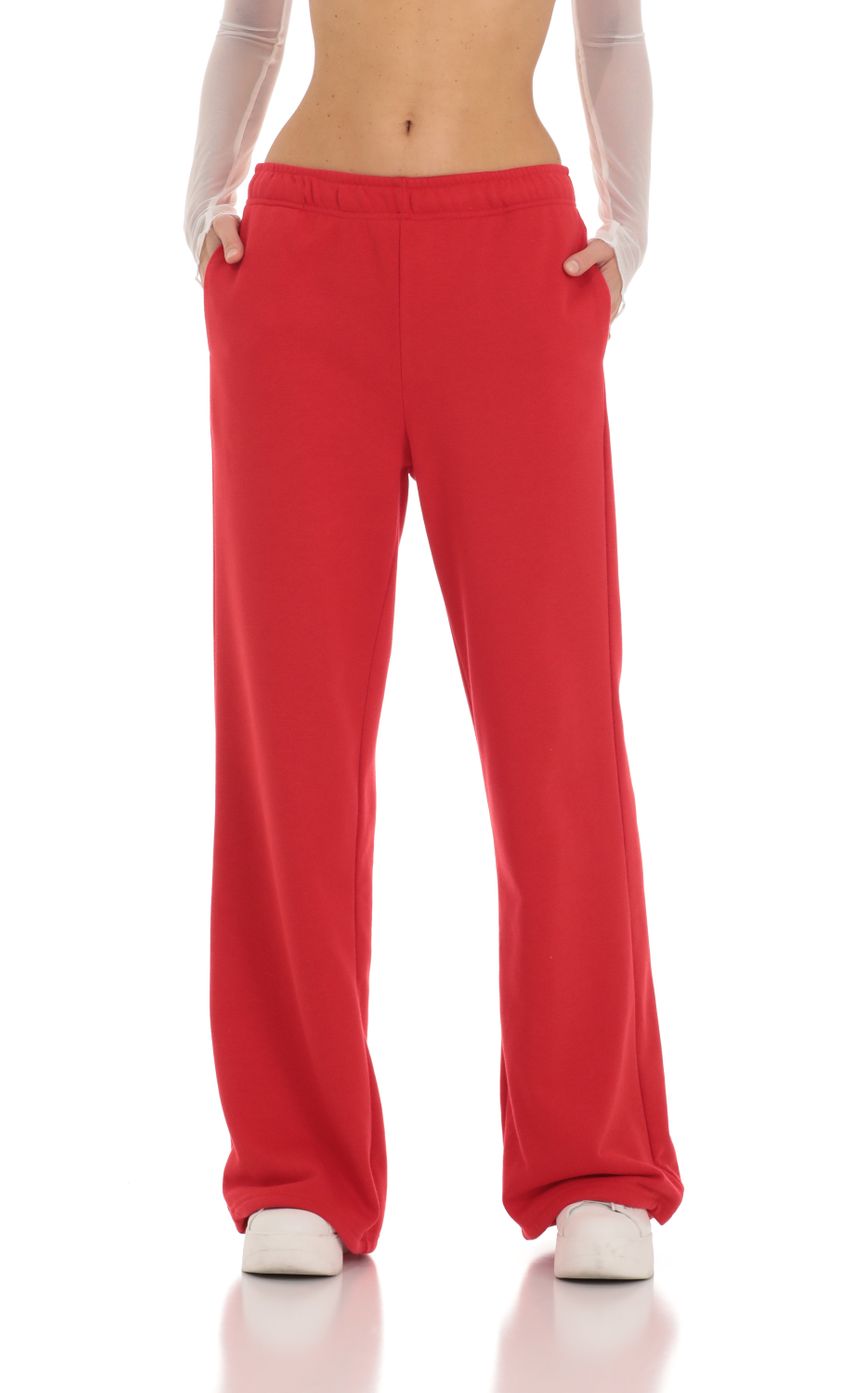Picture Heart Pocket Sweatpants in Red. Source: https://media-img.lucyinthesky.com/data/Feb24/850xAUTO/f840d4e4-48b9-448e-903a-597cf774fc8b.jpg