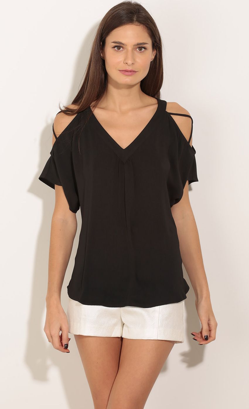 Picture Strappy Shoulder Top In Black. Source: https://media-img.lucyinthesky.com/data/Jan16_1/850xAUTO/0Y5A2789.JPG