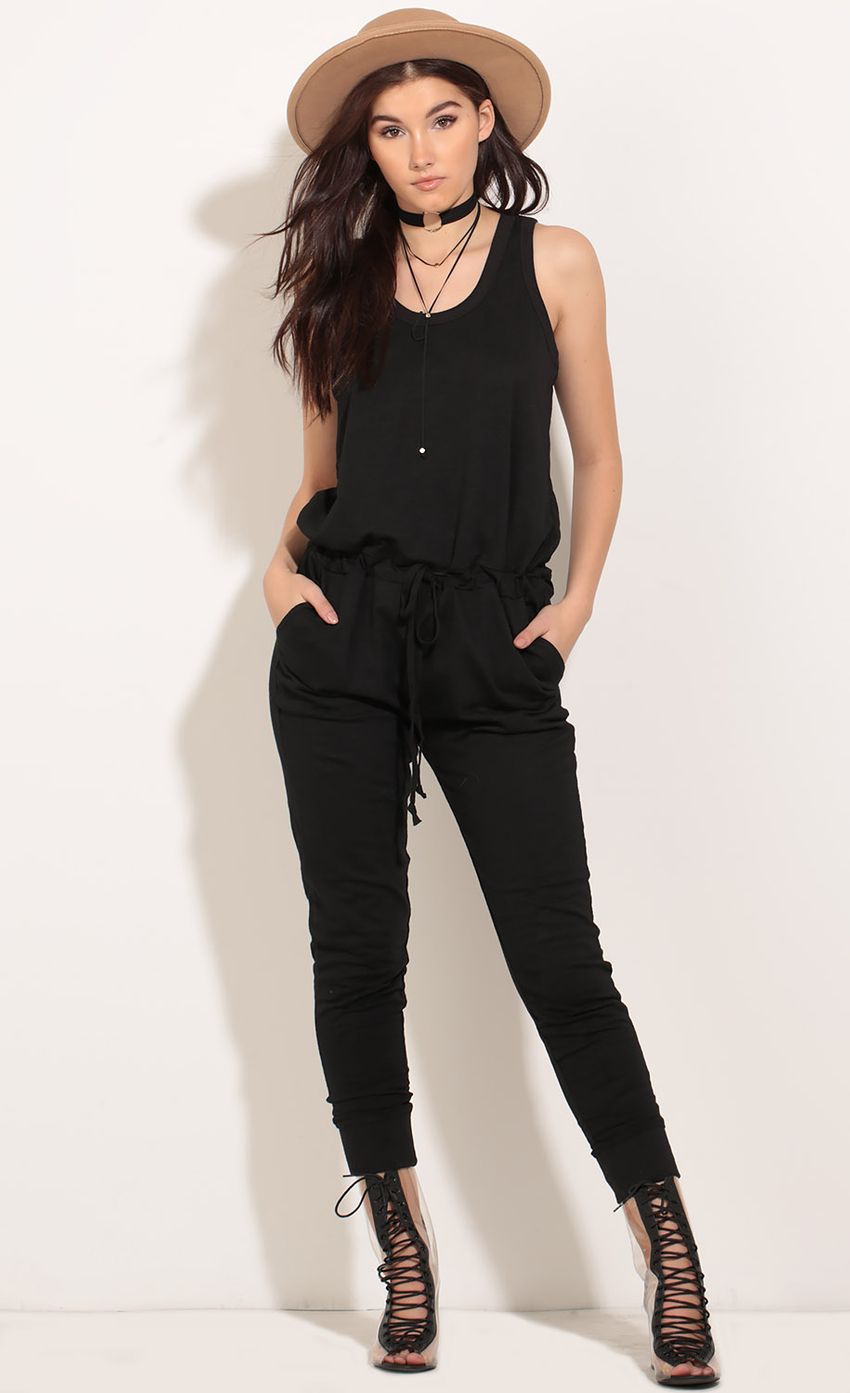 Picture Waist Tie Jumpsuit In Black. Source: https://media-img.lucyinthesky.com/data/Jan17_2/850xAUTO/0Y5A5817.JPG