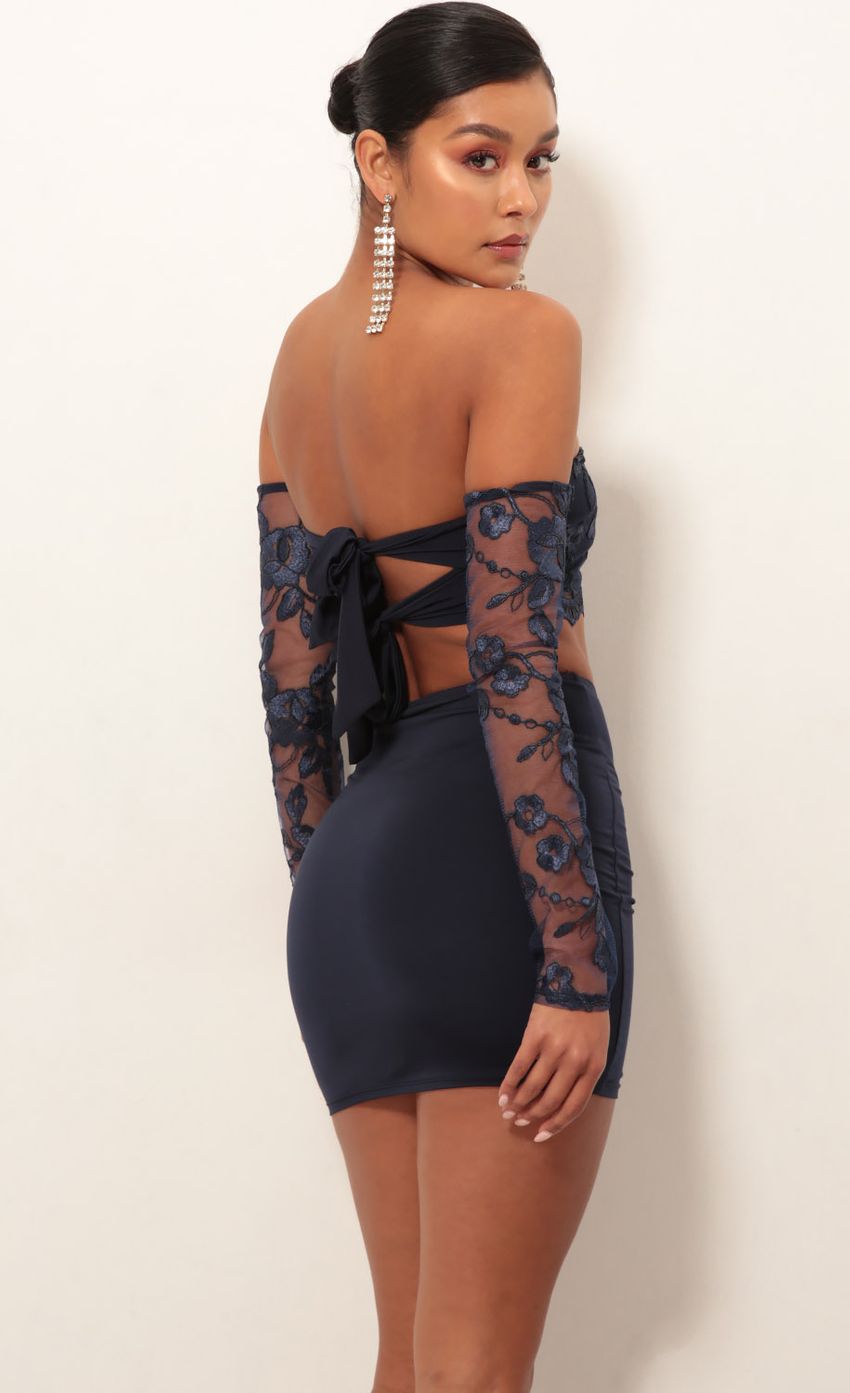 Picture Lace Sleeve Set in Navy. Source: https://media-img.lucyinthesky.com/data/Jan19_1/850xAUTO/0Y5A4537.JPG