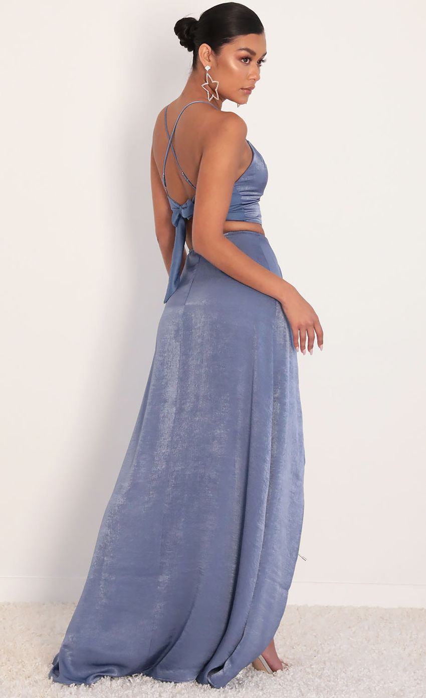 Picture Satin Maxi Set in Palace Blue. Source: https://media-img.lucyinthesky.com/data/Jan20_2/850xAUTO/781A0796.JPG