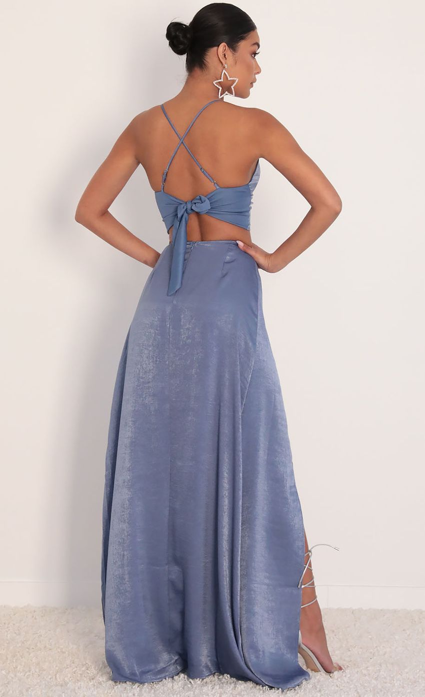 Picture Satin Maxi Set in Palace Blue. Source: https://media-img.lucyinthesky.com/data/Jan20_2/850xAUTO/781A0804.JPG