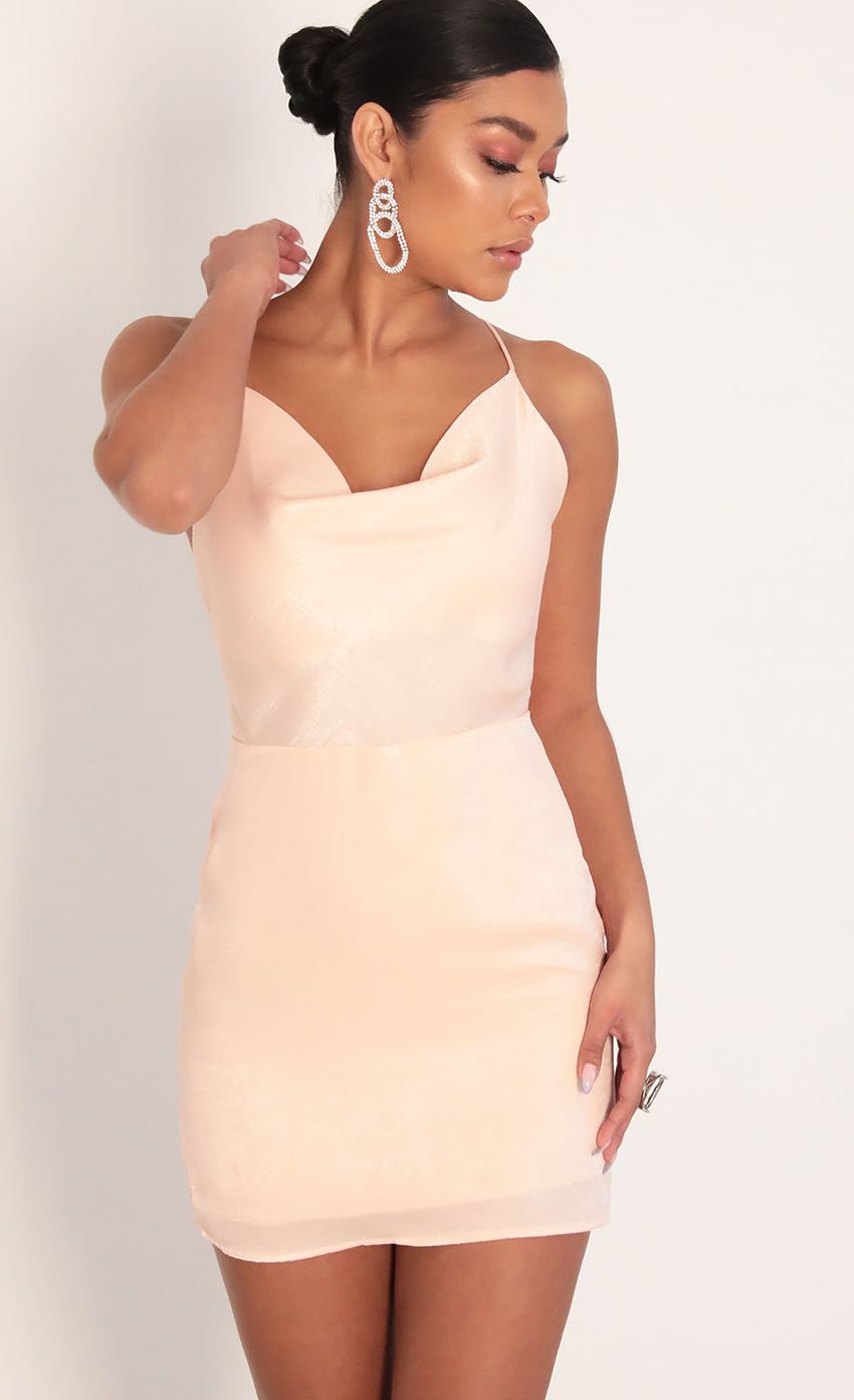 Picture Satin Cowl Neck Dress in Blush. Source: https://media-img.lucyinthesky.com/data/Jan20_2/850xAUTO/781A8022.JPG