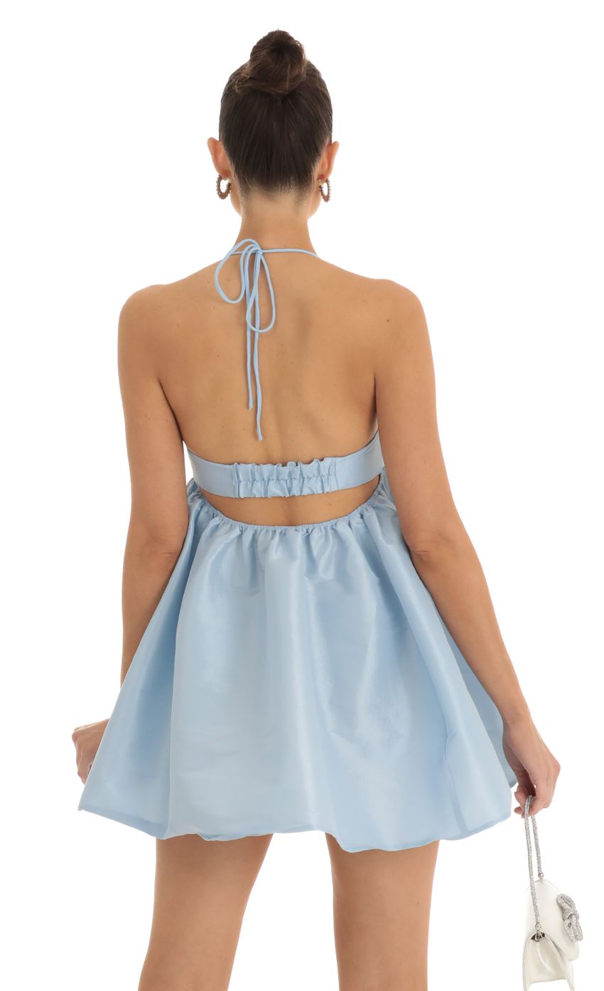 Picture Front Tie Baby Doll Dress in Baby Blue. Source: https://media-img.lucyinthesky.com/data/Jan23/850xAUTO/1599a75f-b23c-4c36-9c8b-c2259f8d7439.jpg