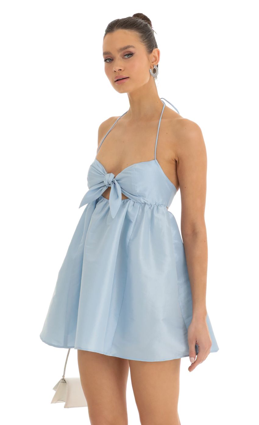 Picture Front Tie Baby Doll Dress in Baby Blue. Source: https://media-img.lucyinthesky.com/data/Jan23/850xAUTO/3493d87e-5ce2-4f4e-a05a-6eb415e937fe.jpg