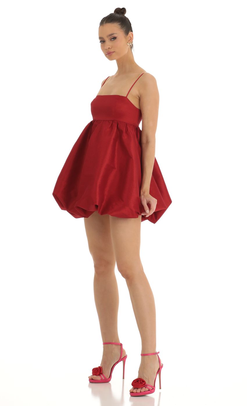 Picture Bubble Skirt Baby Doll Dress in Red. Source: https://media-img.lucyinthesky.com/data/Jan23/850xAUTO/4d9b5fb4-8352-462d-89ba-ef7e19ccc8b0.jpg