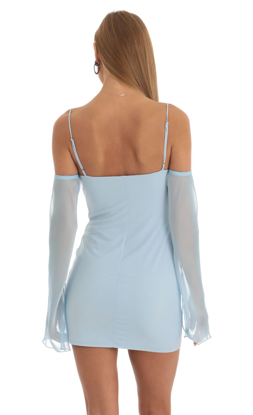 Picture Off Shoulder Cowl Neck Dress in Baby Blue. Source: https://media-img.lucyinthesky.com/data/Jan23/850xAUTO/60899548-605e-4a14-b27b-123e7404358e.jpg